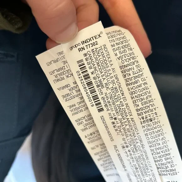 ZARA Denim Long Sleeve Mini Dress! - Picture 7 of 8